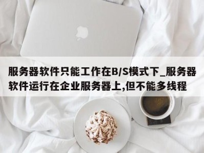 烟台服务器软件只能工作在B/S模式下_服务器软件运行在企业服务器上,但不能多线程 