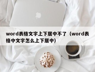 烟台word表格文字上下居中不了（word表格中文字怎么上下居中）